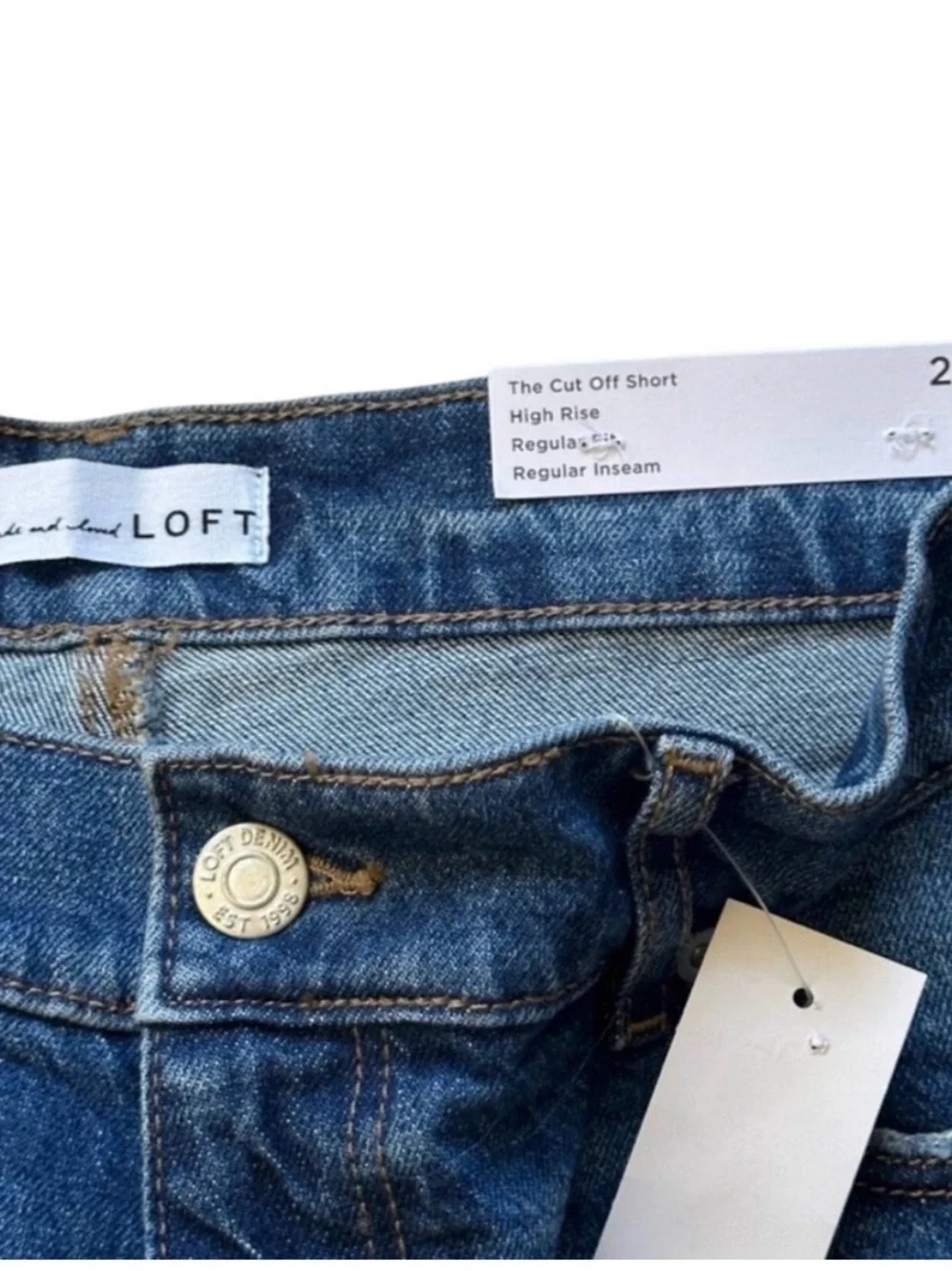 LN Loft Cutoff style Denim Shorts-27